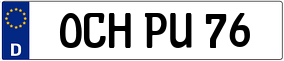 Truck License Plate